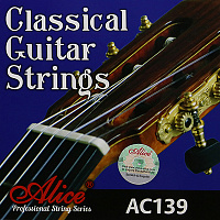Комплект струн для классической гитары AC139-H, сильное натяжение, посеребренные